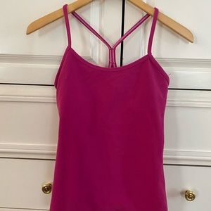 Lululemon Berry Y back - size 6